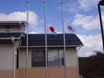 2012年3月11日　半旗　Flag at half-mast.